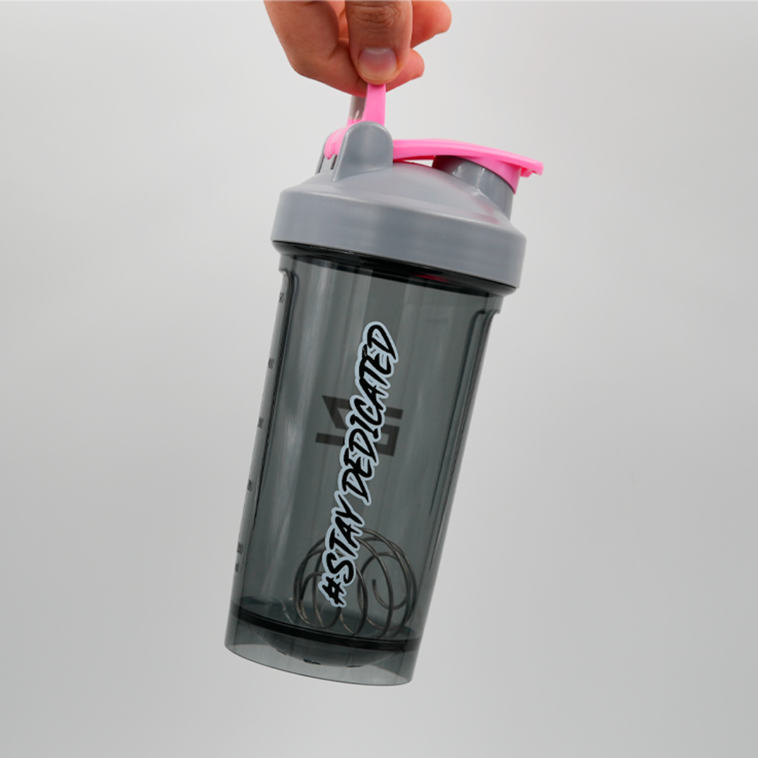 EZ SHAKER #STAYDEDICATED 500ml / Cinza+Rosa